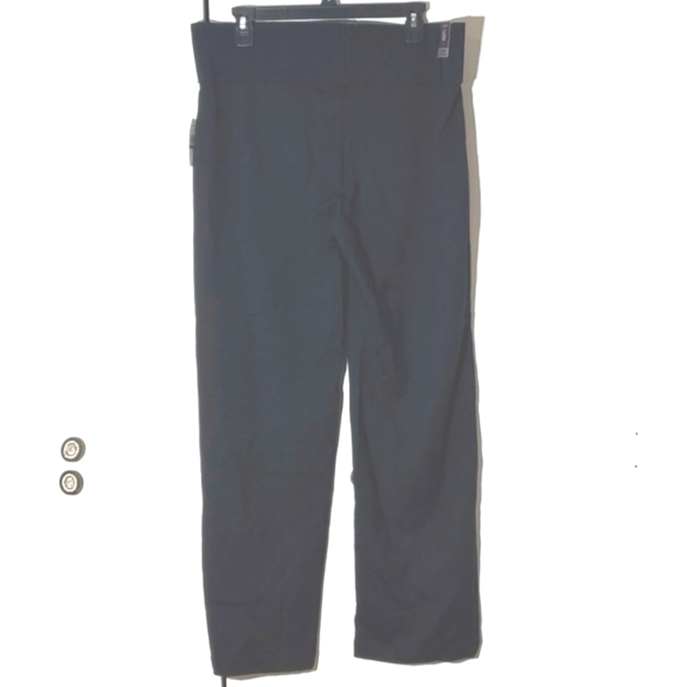 Gloria Vanderbilt| Womens Black Slimming Pull On Dress Trousers Neutral Sz.LP - Picture 3 of 6